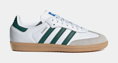 Samba OG Grade School Lifestyle Shoes (Cloud White/Collegiate Green/Gum)