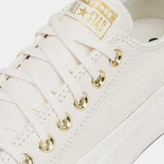 Chuck Taylor All Star Lift Womens Lifestyle Shoes (White/Gold)