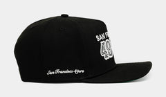 San Francisco 49Ers Chrome 950AF Snapback Mens Hat (Black/White)