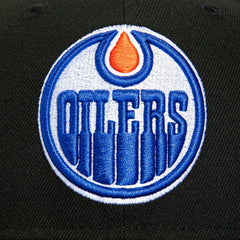 New Era 59Fifty Edmonton Oilers Team UV Hat - Black