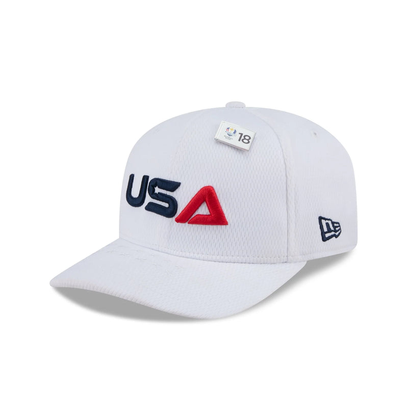 2025 Ryder Cup Team USA White 9SEVENTY Stretch-Snap Hat