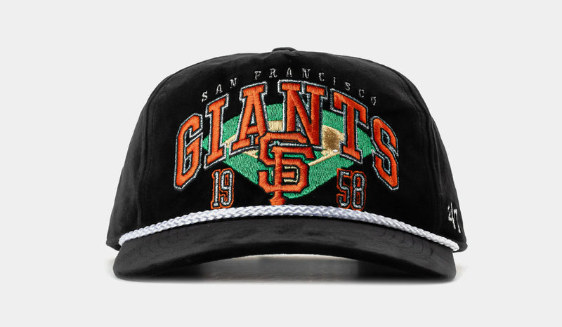 San Francisco Giants Go Big Hitch Snapback Mens Hat (Black/Orange)