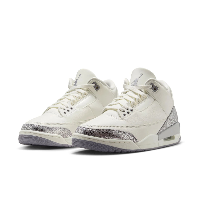 W Air Jordan 3 Retro “Sail/Metallic Silver” - CK9246-100