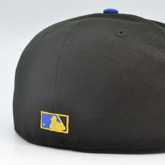 Kansas City Royals 40Th ANNIVERSARY Exclusive New Era 59Fifty Fitted Hat - Black/Royal