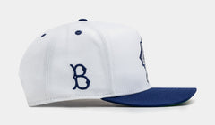 MLB Brooklyn Dodgers 42 Jackie Robinson 950AF Snapback Mens Hat (White/Blue)