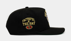 San Francisco 49Ers Faithful Curve 950AF Snapback Mens Hat (Black/Red/Gold)