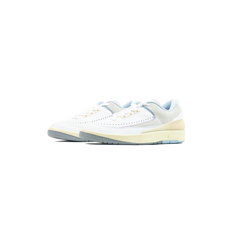 WMNS Nike Air Jordan 2 Retro Low Summit White Varsity Red Blue Beige Sneaker Shoe Trainer