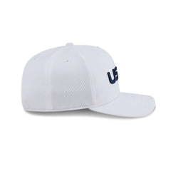 2025 Ryder Cup Team USA White 9SEVENTY Stretch-Snap Hat