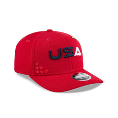 2025 Ryder Cup Team USA Red 9SEVENTY Stretch-Snap Hat