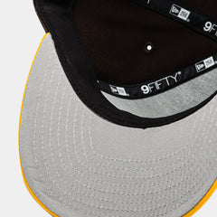 San Diego Padres Cartoon 950AF Snapback Mens Hat (Brown/Yellow)