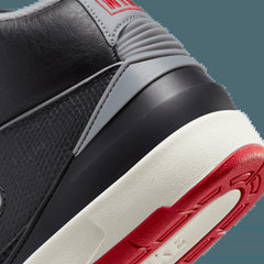 YOUTH AIR JORDAN 2 RETRO "BLACK CEMENT GREY"