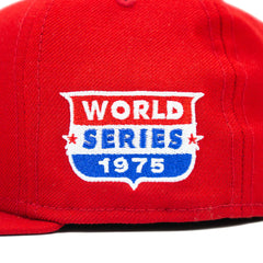 New Era Cincinnati Reds WS '75 White Blue Green 59Fifty 5950 Patch Fitted Cap Hat