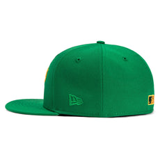 New Era 59Fifty San Francisco Giants 2007 All Star Game Patch Script Hat - Kelly Green, Metallic Gold