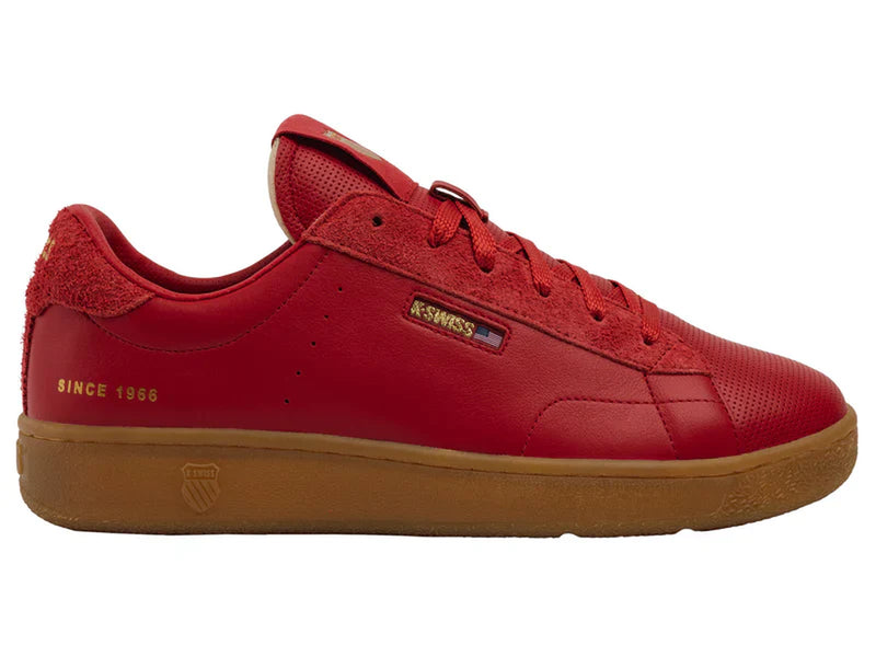 K-Swiss KSRC Slamm Klub - Mars Red / Gum / Gold
