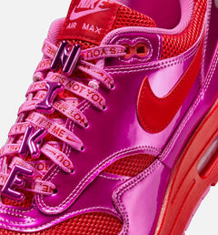 Air Max 1 Premium Mens Lifestyle Shoe - Playful Pink/University Red
