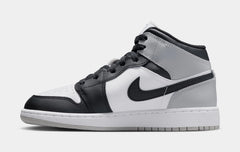 Air Jordan 1 Mid Grade School Lifestyle Shoes (White/Black/Rust/Pin)