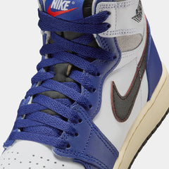 Air Jordan 1 Retro High OG Rare Air Deep Royal Blue Grade School Lifestyle Shoes (White/Black/Neutral Grey/Deep Royal Blue)