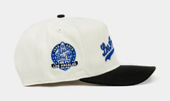 Los Angeles Dodgers 40Th 950AF Snapback Mens Hat (Beige/Blue)
