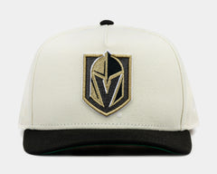Exclusive Vegas Golden Knights 950AF Snapback Mens Hat (Beige/Black/Gold)