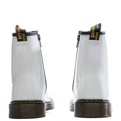 Youth 1460 Patent Leather Boots - White Patent Lamper