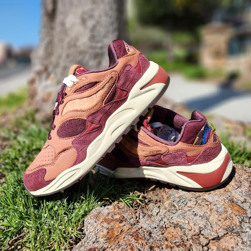 SAUCONY GRID SHADOW 2 RUST Sneaker Shoe Trainer