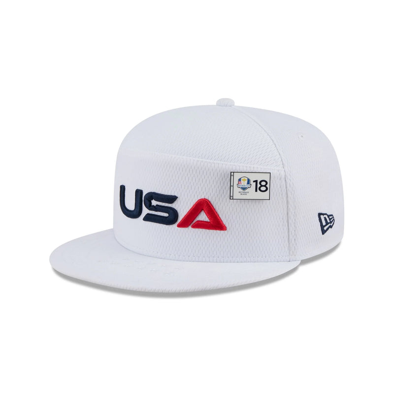 2025 Ryder Cup Team USA White Split Panel 9FIFTY Snapback Hat