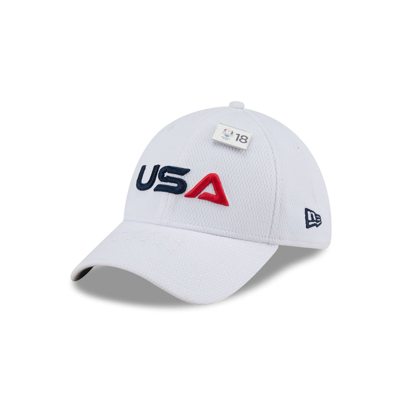 2025 Ryder Cup Team USA White 39THIRTY Stretch Fit Hat
