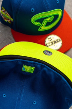 New Era Arizona Diamondbacks 2001 World Series Safety Yellow UV (Blue/Orange)