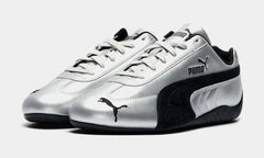 Speedcat Metallic Womens Lifestyle Shoes (Silver/Black)