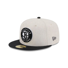 Brooklyn Nets Linen 59FIFTY Fitted Hat
