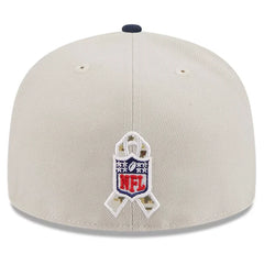 Dallas Cowboys New Era 2023 Salute to Service 59FIFTY Fitted Hat - Stone/Navy