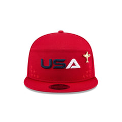 2025 Ryder Cup Team USA Red Split Panel 9FIFTY Snapback Hat