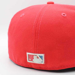 Los Angeles Dodgers 50Th Anniversary Exclusive New Era 59Fifty Fitted Hat – Infrared/Icy Blue