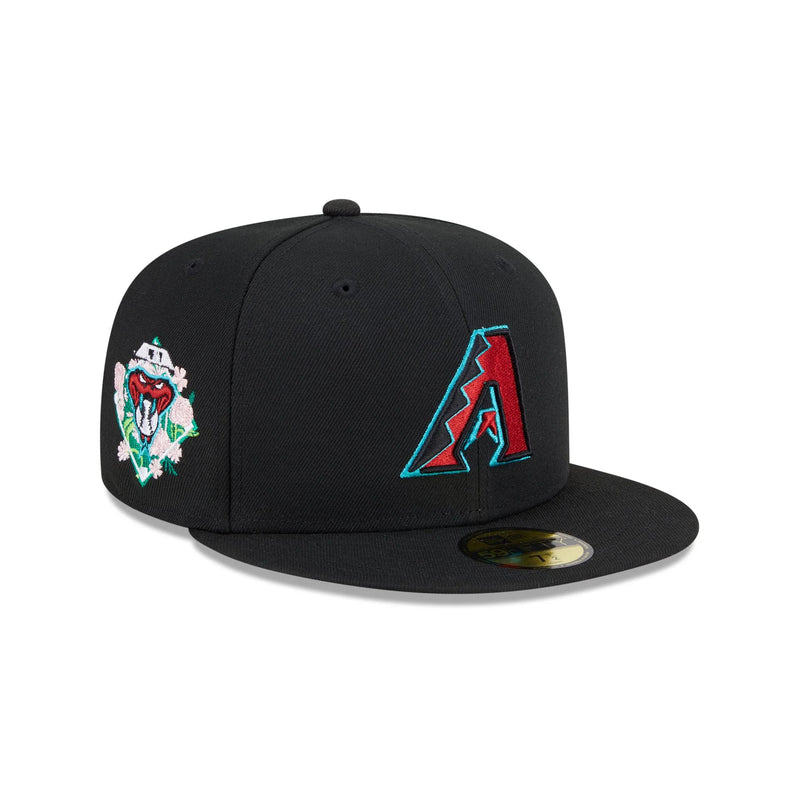 Arizona Diamondbacks Floral Undervisor 59FIFTY Fitted Hat