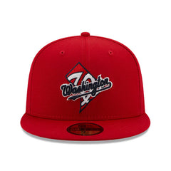 Washington Nationals New Era LOCAL Fitted 59Fifty MLB Hat - Red/Navy