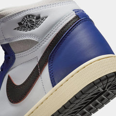 Air Jordan 1 Retro High OG Rare Air Deep Royal Blue Grade School Lifestyle Shoes (White/Black/Neutral Grey/Deep Royal Blue)