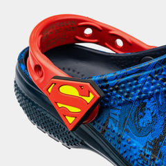 Superman Classic Clog Preschool/Grade School Sandals (Blue/Red)
