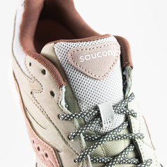 Saucony Progrid Omni 9 Tan Grey Brown Red White Beige S70807-1 Sneaker Shoe Trainer