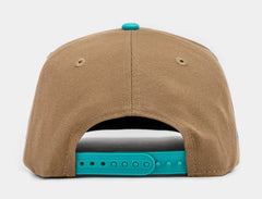 Arizona Diamondbacks Khaki 950AF Snapback Mens Hat (Khaki/Blue)