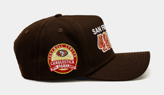 San Francisco 49Ers 9Forty Snapback Mens Hat (Brown)