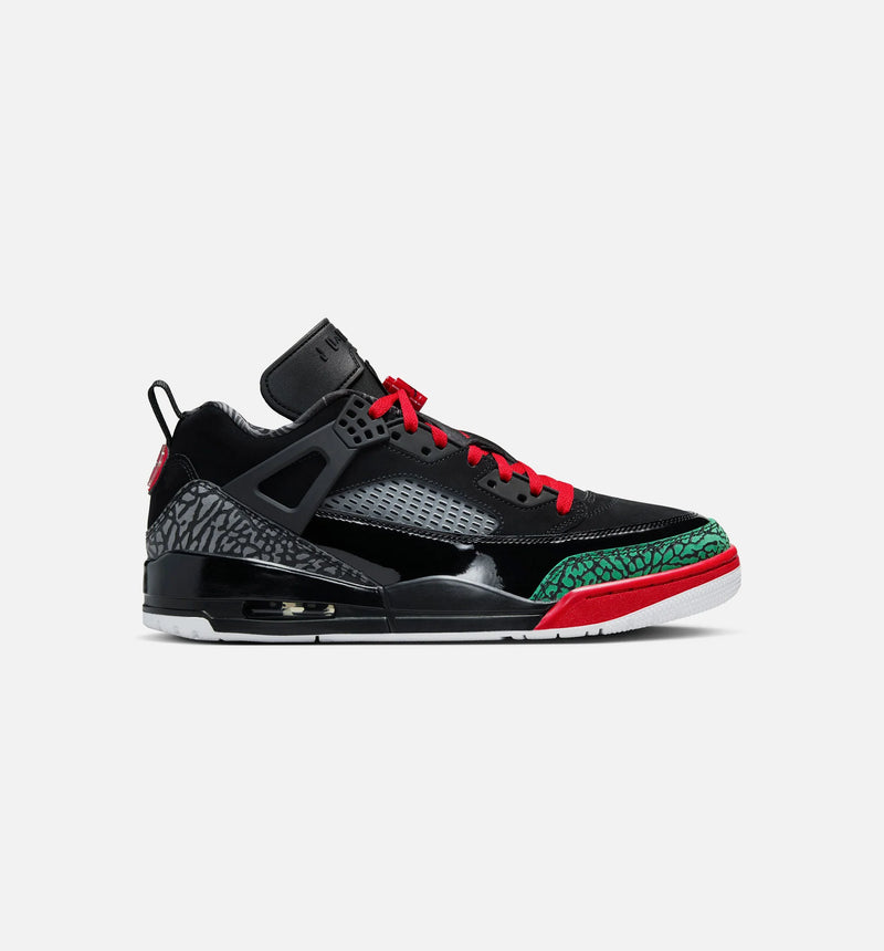 Spizike Low Mens Lifestyle Shoe - Black/Classic Green/White/Varsity Red