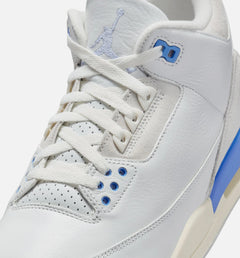 Air Jordan 3 Retro Lucky Shorts Mens Lifestyle Shoe - Summit White/Hydrogen Blue/Legend Blue