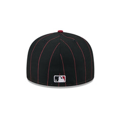 Arizona Diamondbacks Pinstripe League Pin 59FIFTY Fitted Hat
