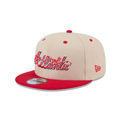 Atlanta Braves Team Art 9FIFTY Snapback Hat