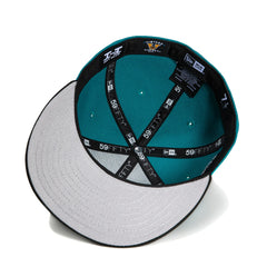 New Era 59Fifty San Jose Sharks 15Th Anniversary Patch Alternate Hat - Teal, Black