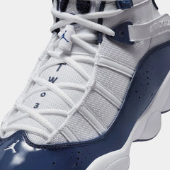 6 Rings Mens Basketball Shoes (White/Neutral Grey/Midnight Navy)