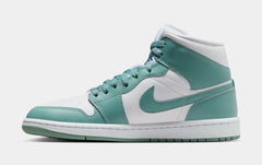 Air Jordan 1 Mid Womens Lifestyle Shoes (White/Cannon)