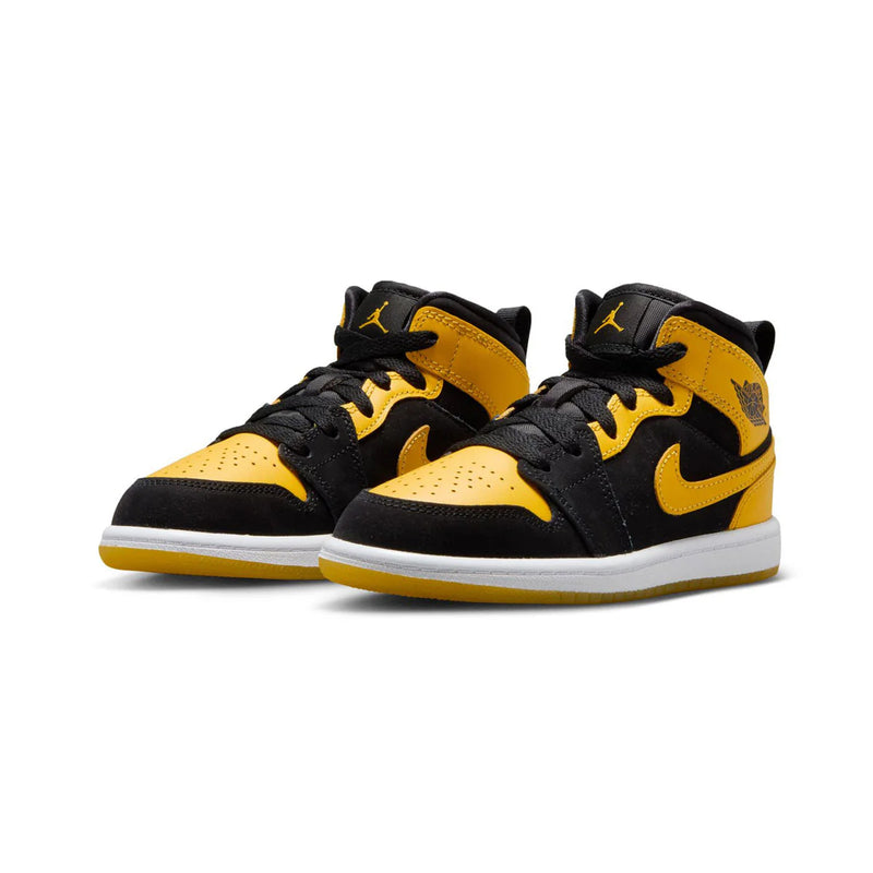 Air Jordan 1 Mid SE Preschool 'Varsity Maize'