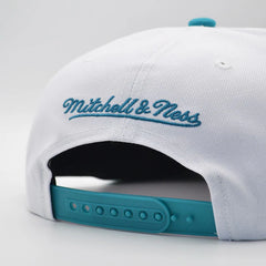 San Jose Sharks NHL Mitchell & Ness SHARKTOOTH Snapback Hat - Teal/Orange