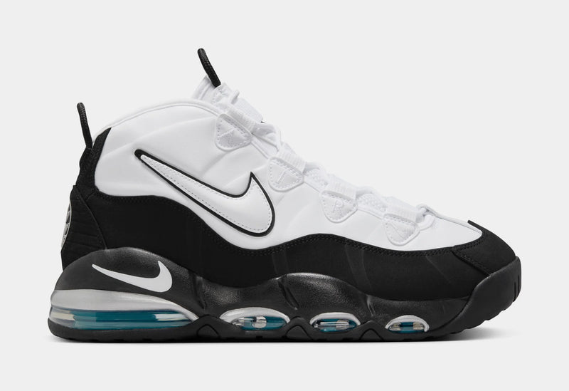 Air Max Uptempo Mens Basketball Shoes (White/Black/Mystic Teal)